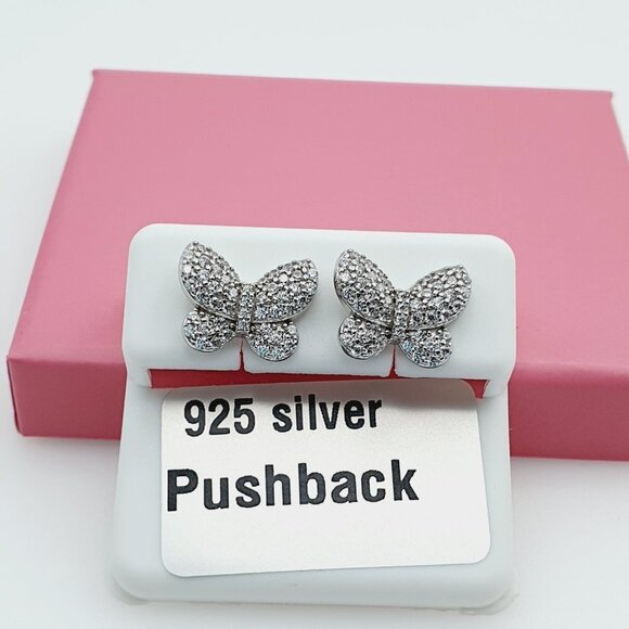 925 Sterling Silver Cubic Zirconia Earrings, U19254524 - Picture 8 of 10